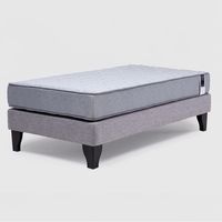 Cama Europea Feel 1.5 Plaza Tela