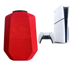 GENERICO - Mochila De Viaje Protector Compatible Playstation 5 Slim Color Rojo