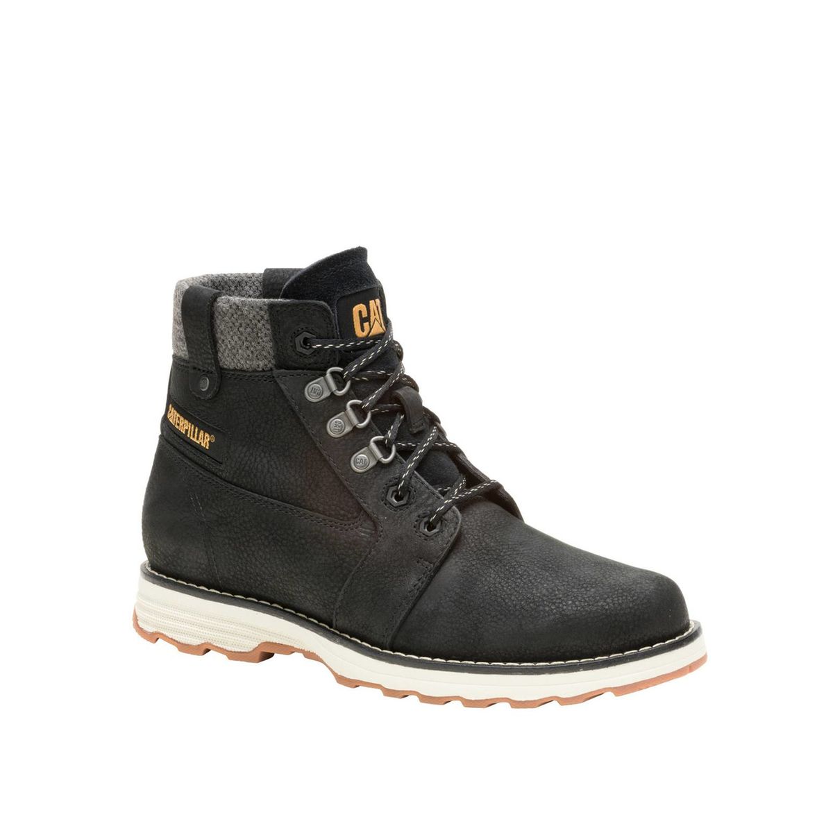 CAT - Botin Cuero Mujer Charli Negro CAT