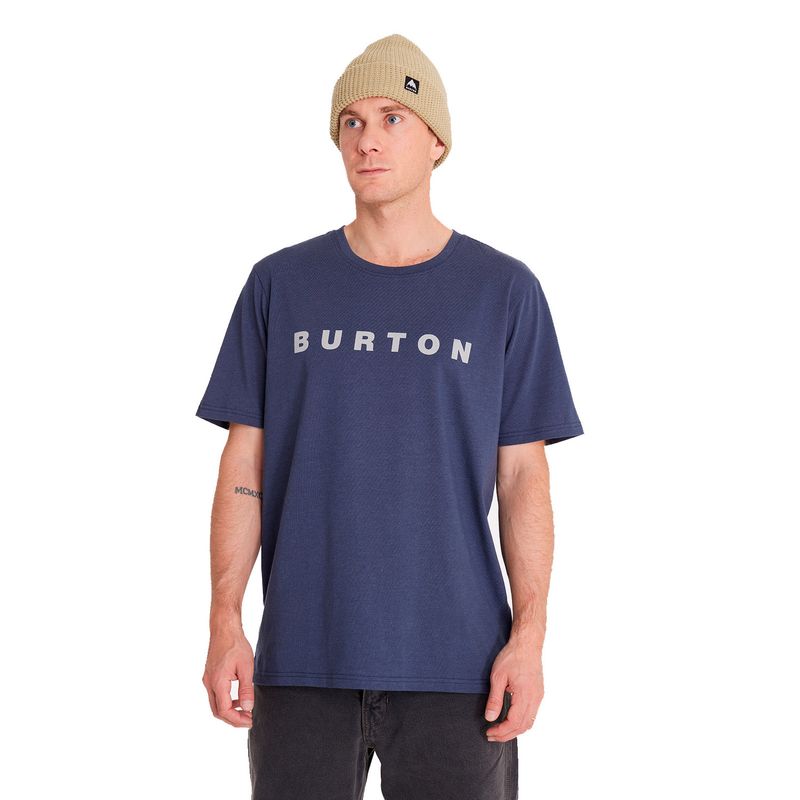 BURTON - Polera manga corta Hombre T-Shirt SS Azul BURTON