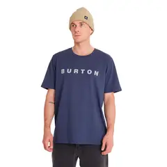 BURTON - Polera manga corta Hombre T-Shirt SS Azul
