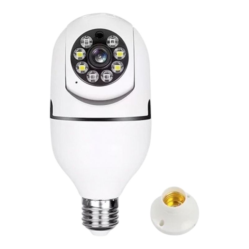 GENERICO - 3x Camara De Vigilancia IP Wifi Tipo Ampolleta Marca SECURO Version 2025