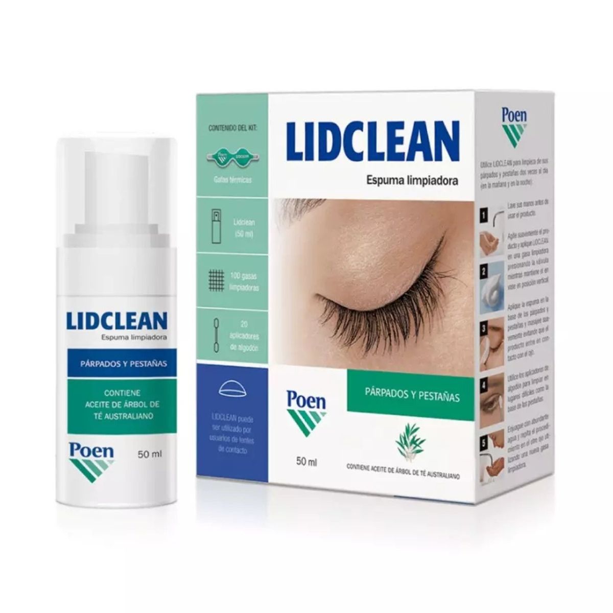 GENERICO - Espuma Limpiadora De Párpados Y Pestañas Lidclean