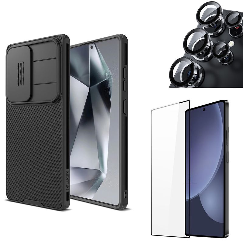 NILLKIN - Carcasa Nillkin Camshield Para Samsung S25 Ultra - Láminas