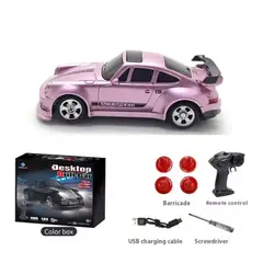 DRIFT - Auto Mini deportico carrera 911 escala 1:64 Rosa