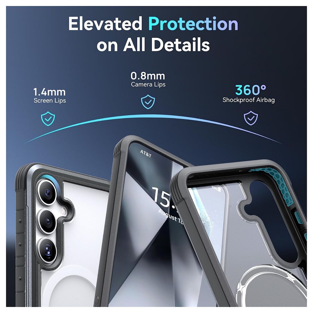 GENERICO - Carcasa Raptic Shield Magsafe Para Samsung S25 Normal