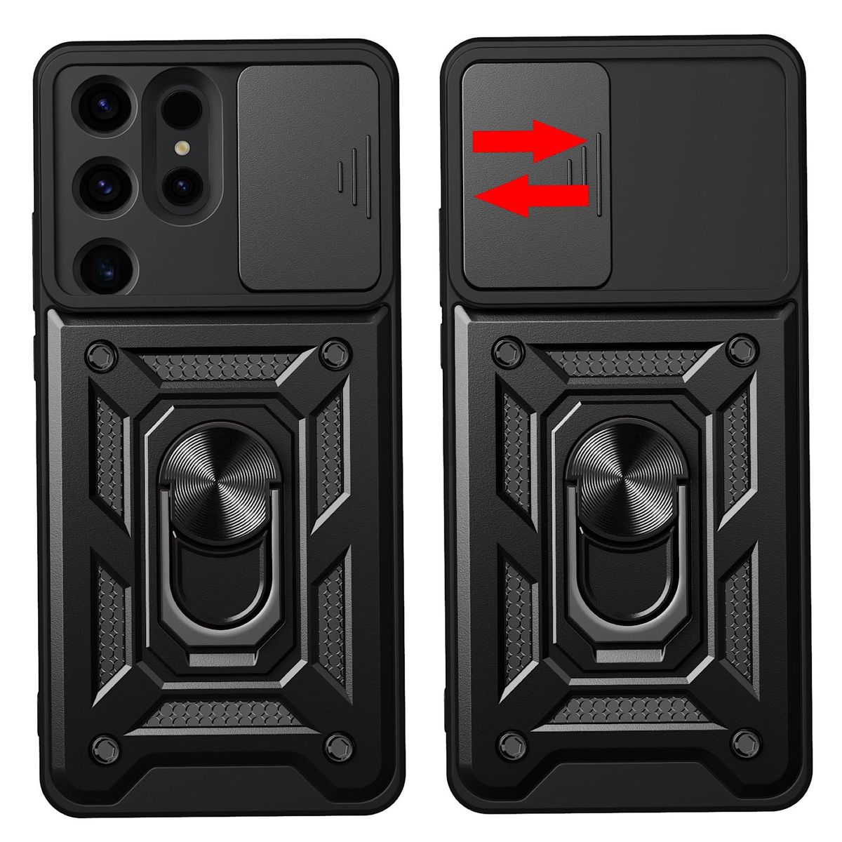 GENERICO - Carcasa Armor Con Anillo Para Samsung S25 Ultra