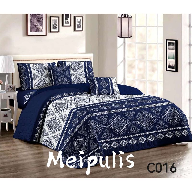 GENERICO - Cobertor Cubrecama Quilt de Verano 2 plazas Diseño