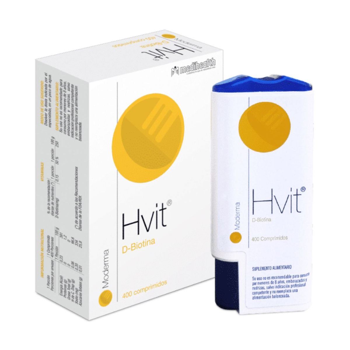 GENERICO - H-vit 150 Mcg 400 Microcomprimidos Biotina Vitamina H