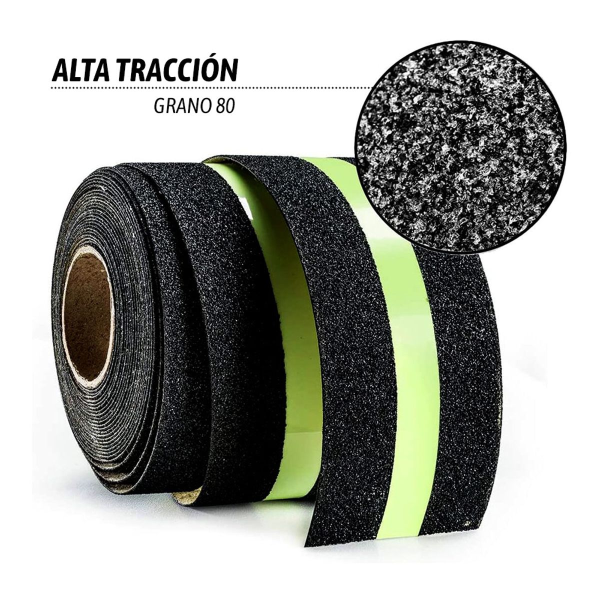 DALI - Cinta Antideslizante Fluorescente Luminosa 48mm x 5m