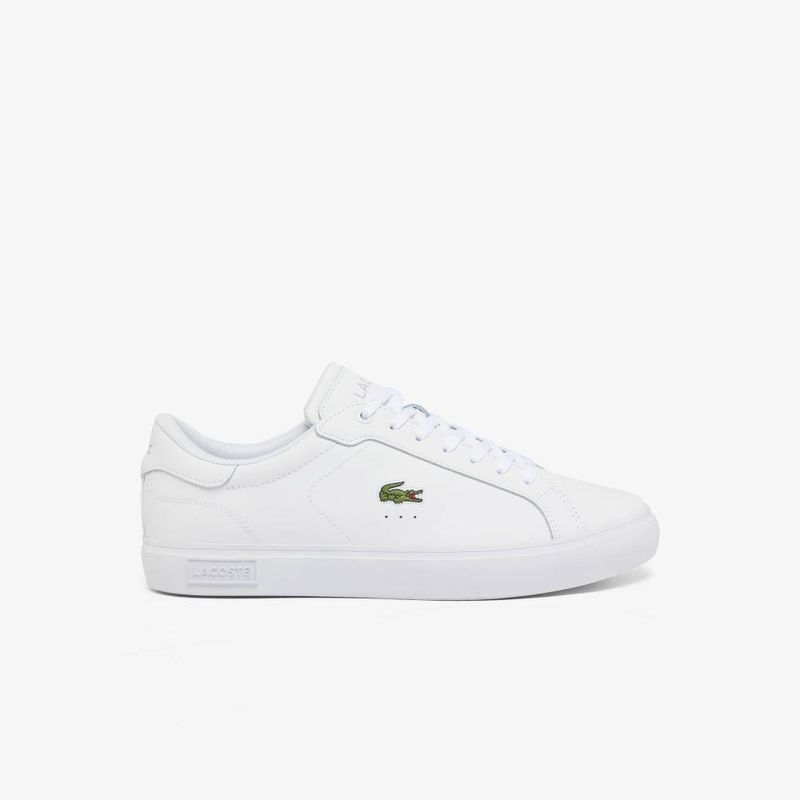 LACOSTE - Zapatilla Urbana Hombre Cuero Powercourt Blanco Lacoste