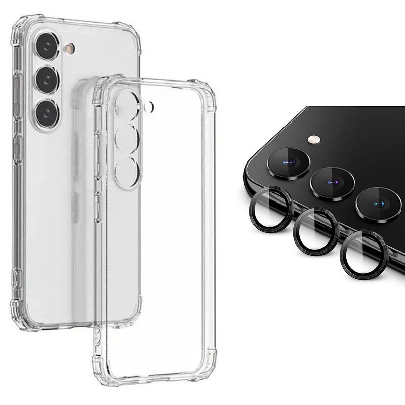 GENERICO - Funda Para Samsung S25 Normal + Protector Lentes
