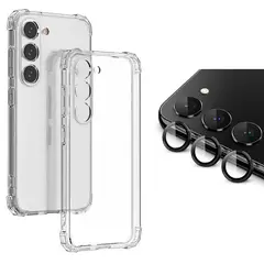 GENERICO - Funda Para Samsung S25 Normal + Protector Lentes