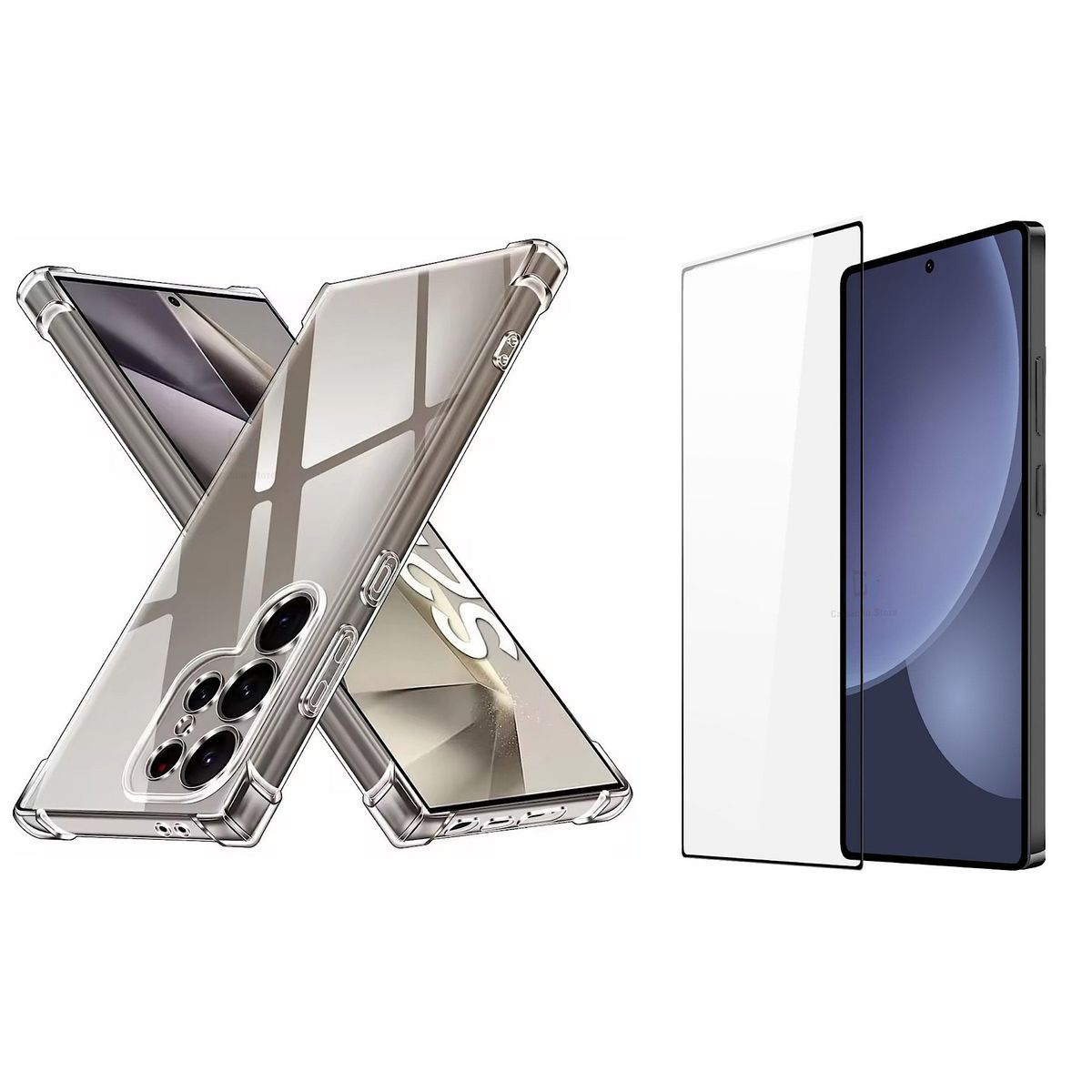 GENERICO - Carcasa Transparente Para Samsung S25 Ultra - Lamina Vidrio