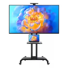 MUNDO MAGIA - Soporte Tv Con Ruedas Portátil Ajustable De Piso 35 A 75