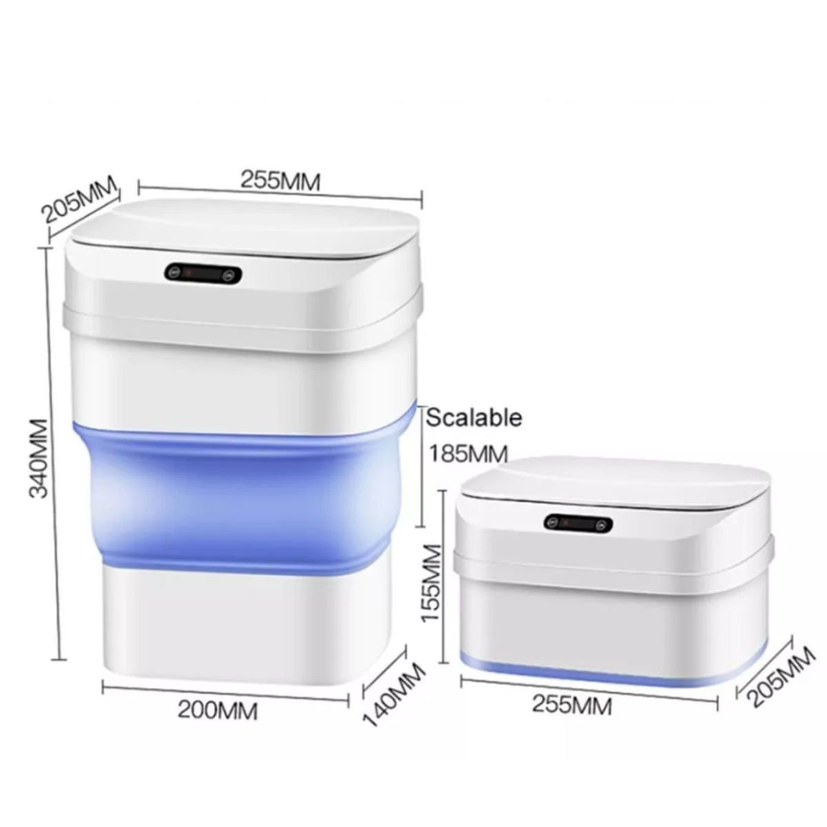 GENERICO - Basurero Replegable Automático Digital