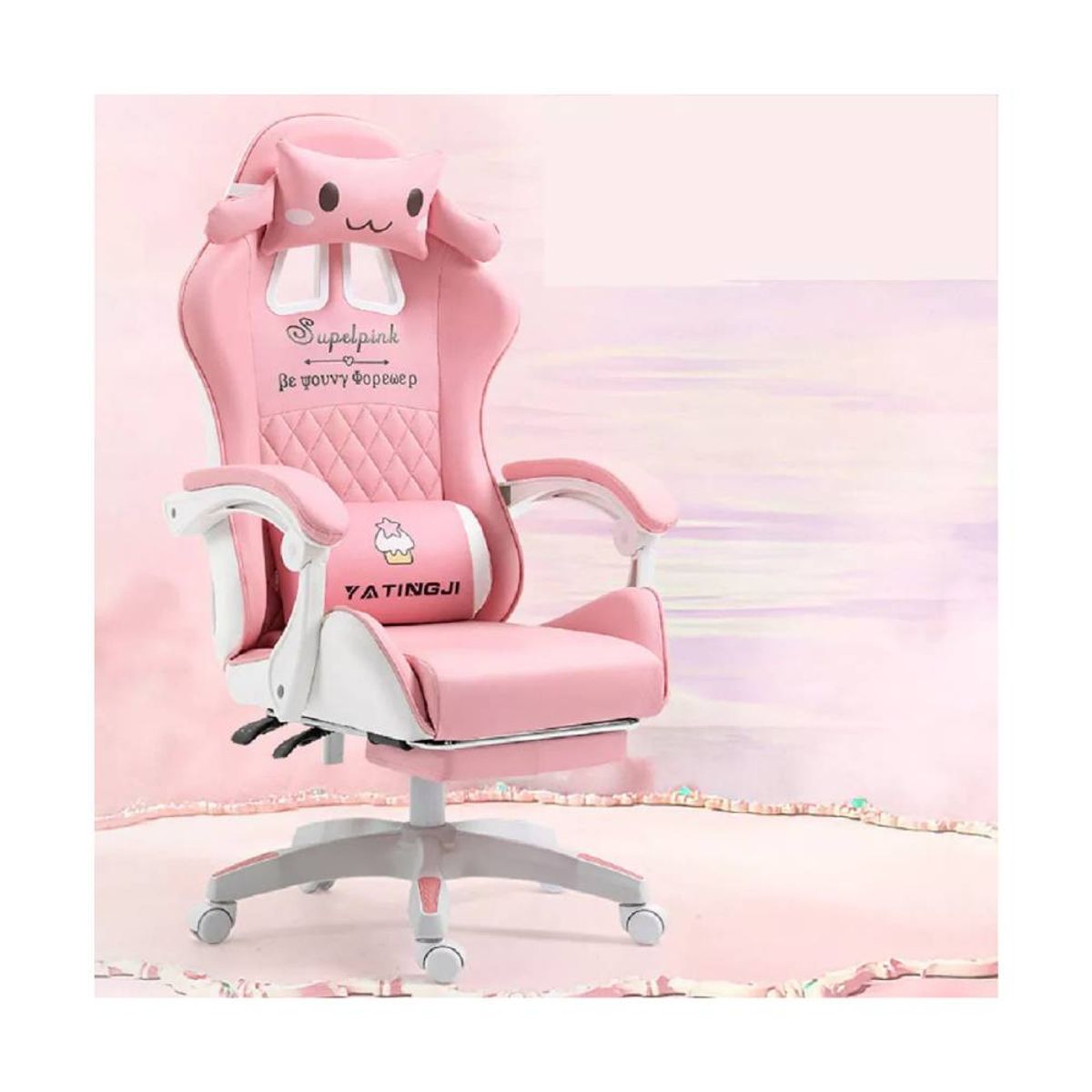 MUNDO MAGIA - Silla Gamer Ergonómica Profesional Con Reposapiés
