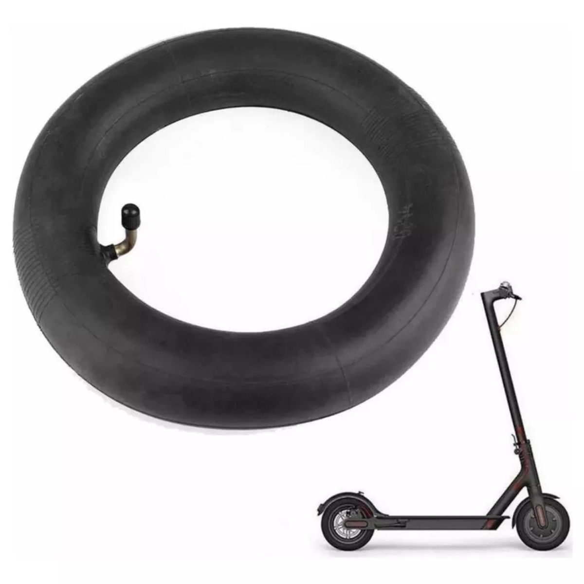 KUANGYE - Cámara De Aire Reforzada 8,5x2 Para Scooter 90 Grados