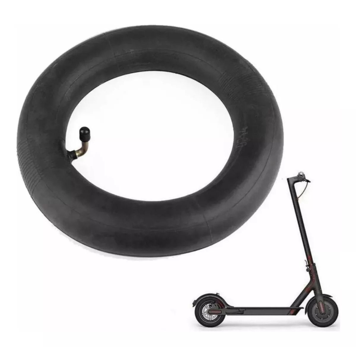 KUANGYE - Cámara De Aire Reforzada 8,5x2 Para Scooter 90 Grados