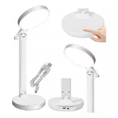 KUANGYE - Lampara De Escritorio Lampara De Mesa Recargable Led Velador