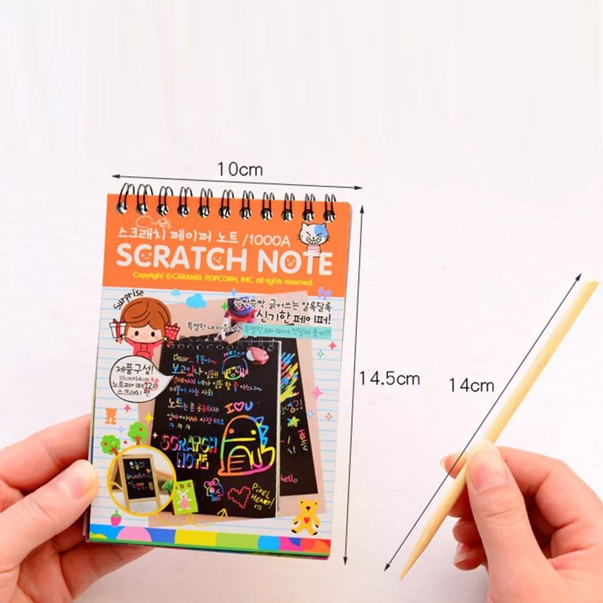 KUANGYE - Pack 5 Libros Raspables Sorpresa Cumpleaños