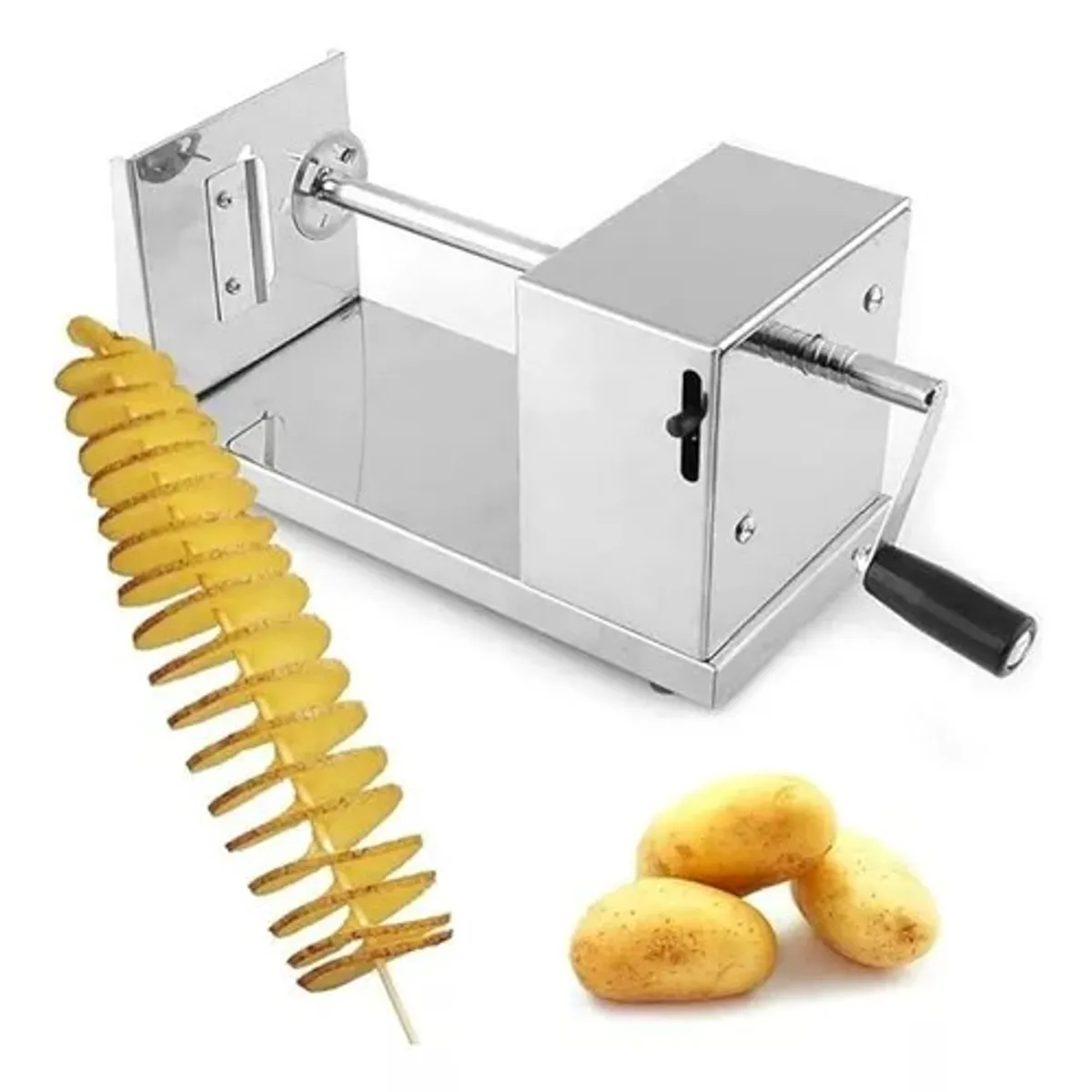 MUNDO MAGIA - Cortador De Papas En Espiral Con Máquina Acero Inoxidable