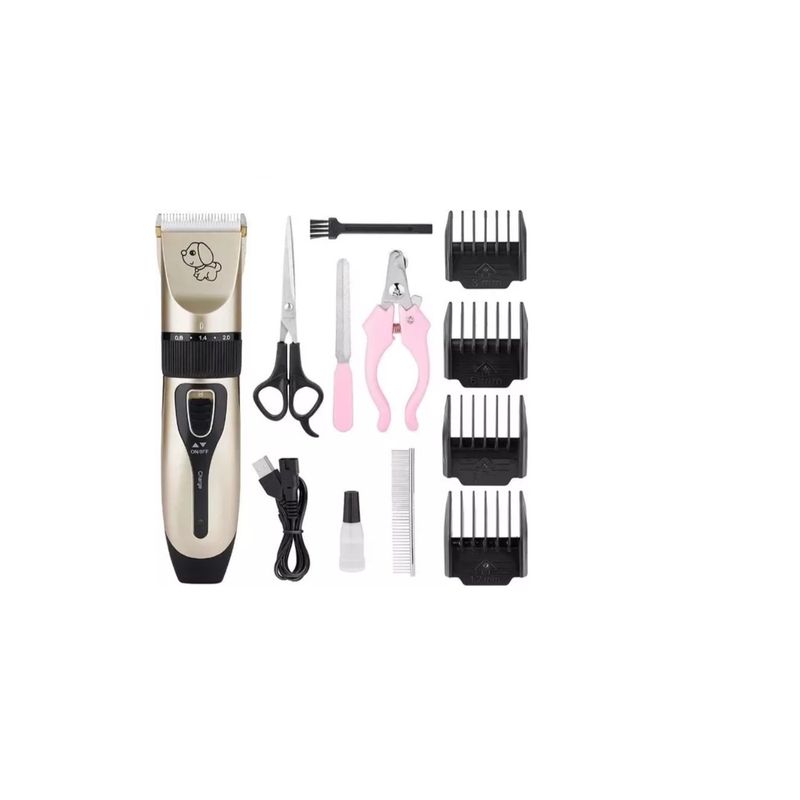 GENERICO - Maquina Corta Pelo Perros Cortadora Usb Rosa