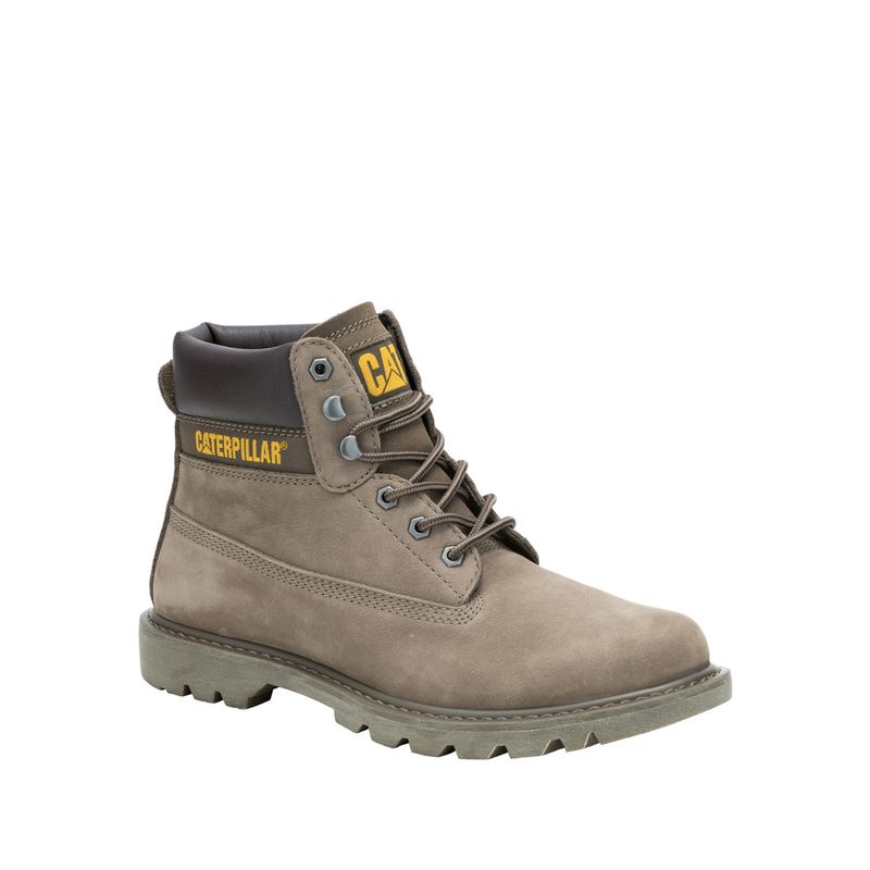 CAT - Botin Cuero Unisex Colorado 2 Gris Pardo CAT