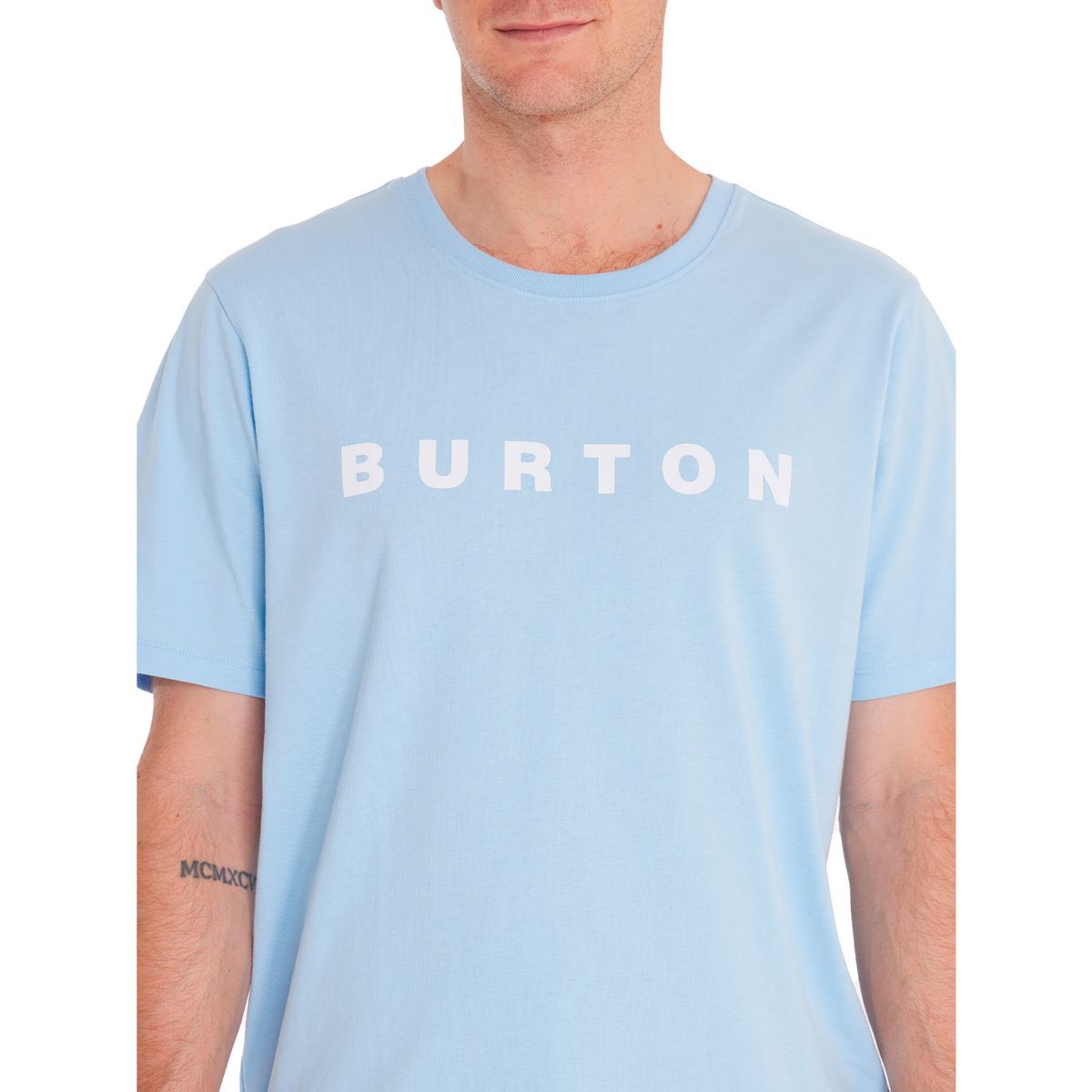 BURTON - Polera manga corta Hombre Short Sl Celeste BURTON