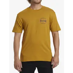 BILLABONG - Polera Hombre Walled Mostaza