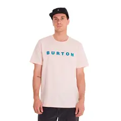 BURTON - Polera manga corta Hombre Short Sl Rosado