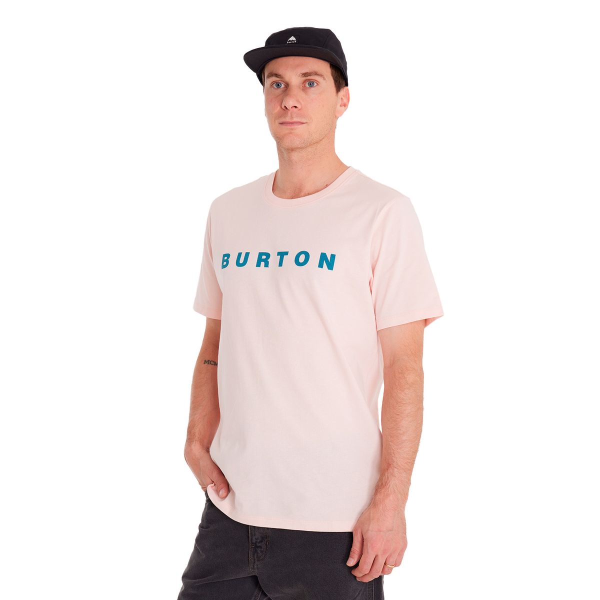 BURTON - Polera manga corta Hombre Short Sl Rosado BURTON