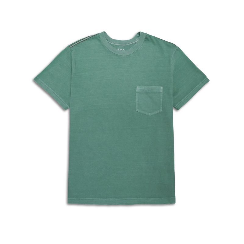 RVCA - Polera manga corta Hombre Ptc2 Verde RVCA