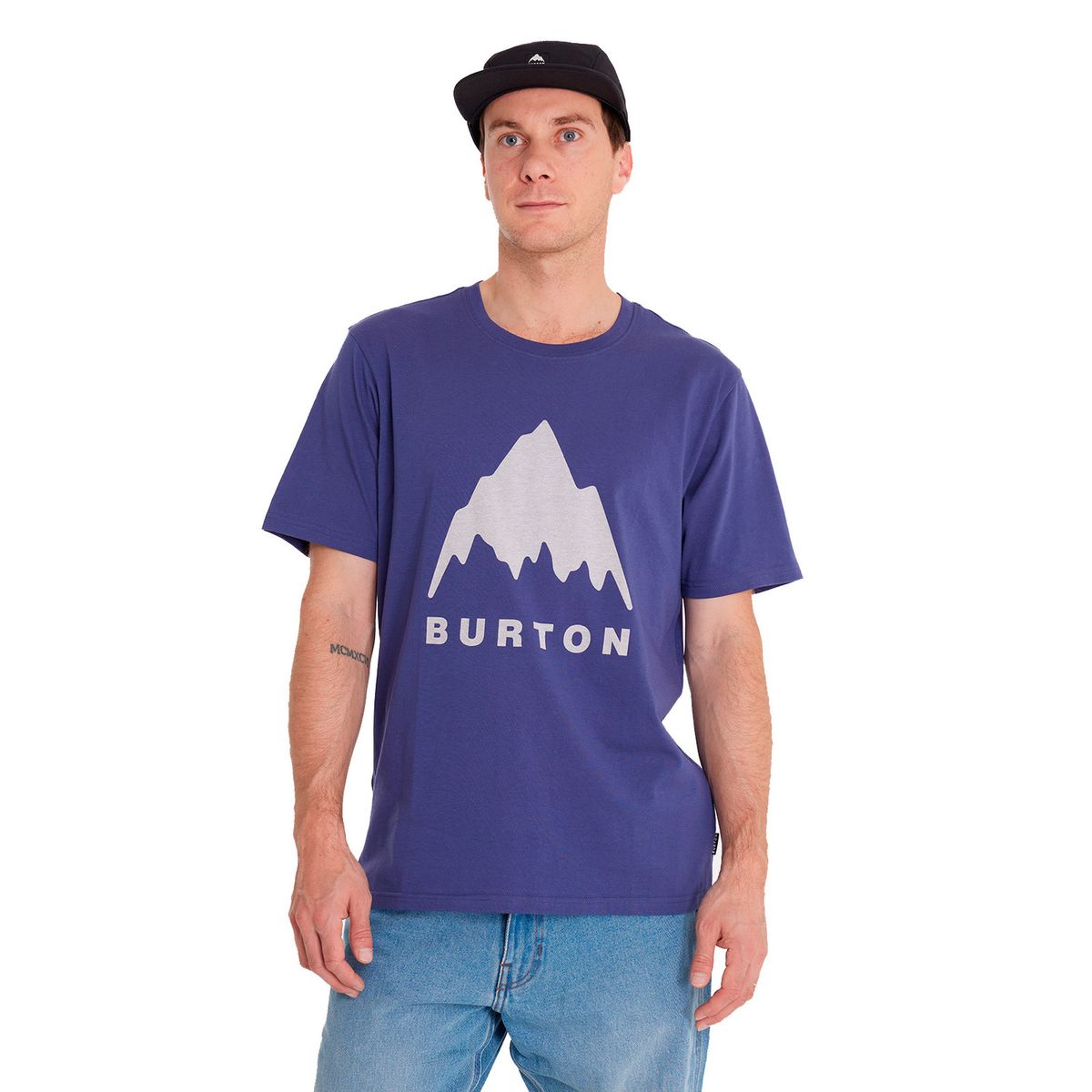 BURTON - Polera manga corta Hombre Short Sl Azul BURTON