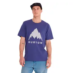 BURTON - Polera manga corta Hombre Short Sl Azul