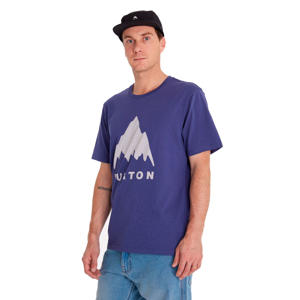 BURTON - Polera manga corta Hombre Short Sl Azul BURTON