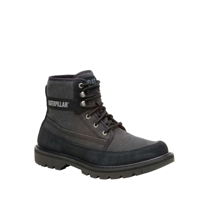 CAT - Botin Hombre Colorado 2 Canvas Negro CAT