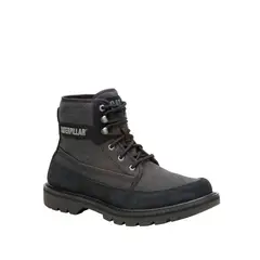 CAT - Botin Hombre Colorado 2 Canvas Negro