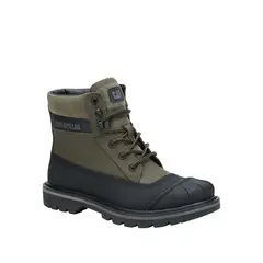 CAT - Botin Cuero Hombre Colorado Galosh Verde