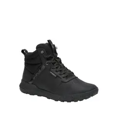 CAT - Botin Impermeable Cuero Hombre Hex Ready Mid Negro