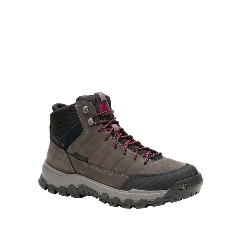 CAT - Botin Cuero Hombre Threshold Rebound Gris CAT