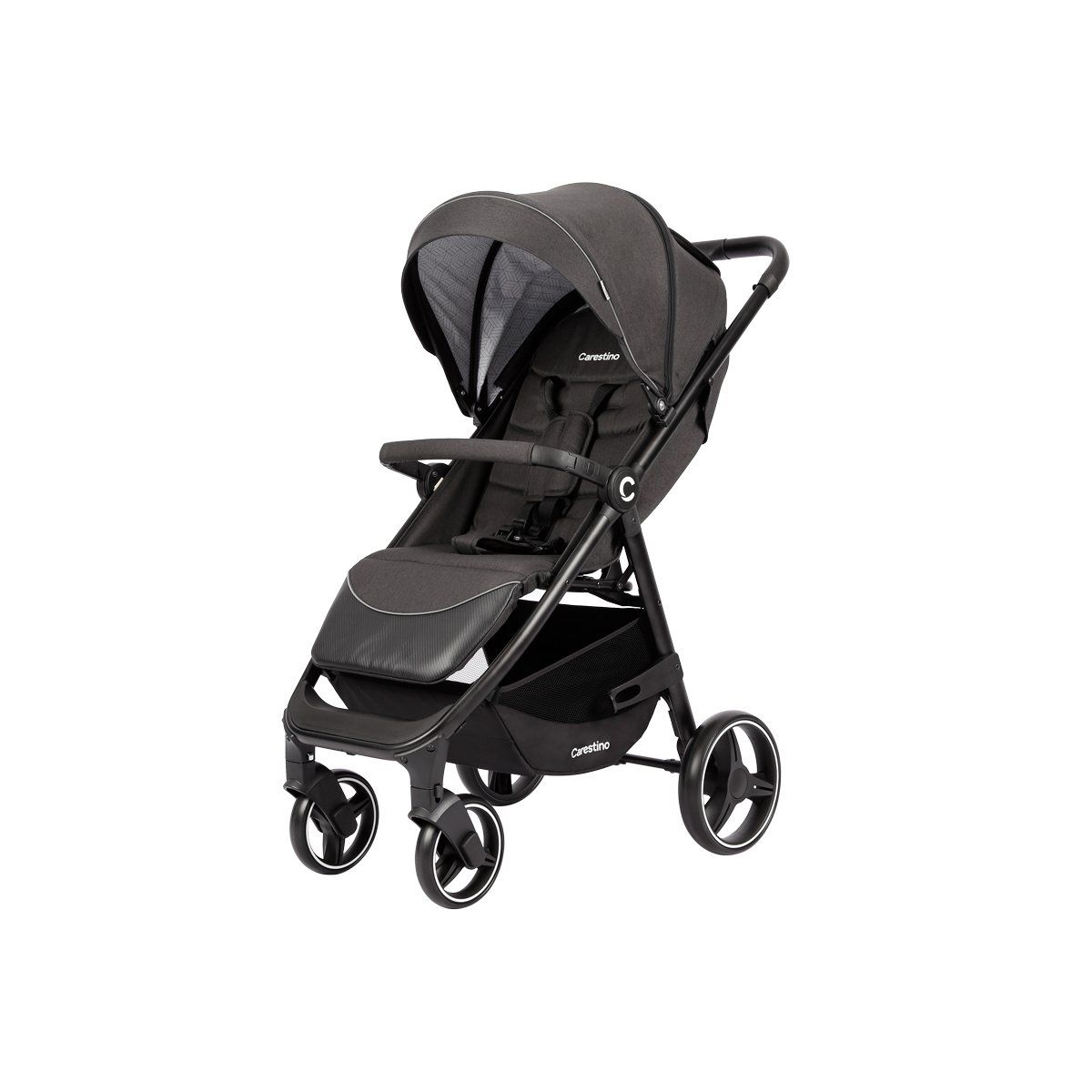 GENERICO - Coche Carestino Kiev Negro Melange con Huevito