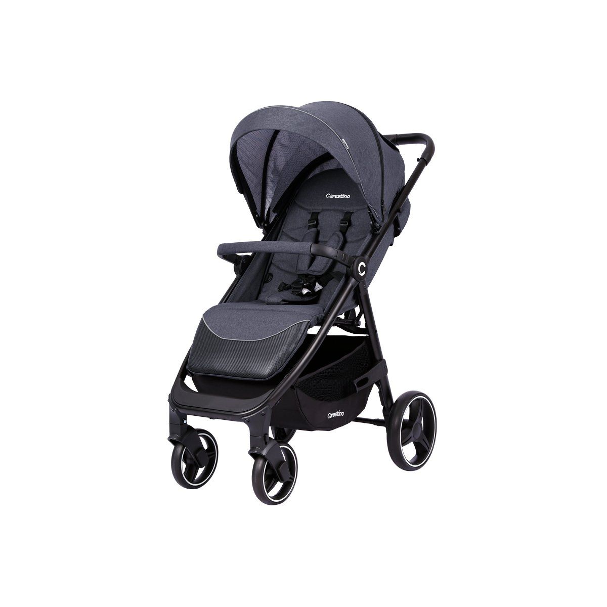 CARESTINO - Coche Carestino Kiev Azul con porta bebé