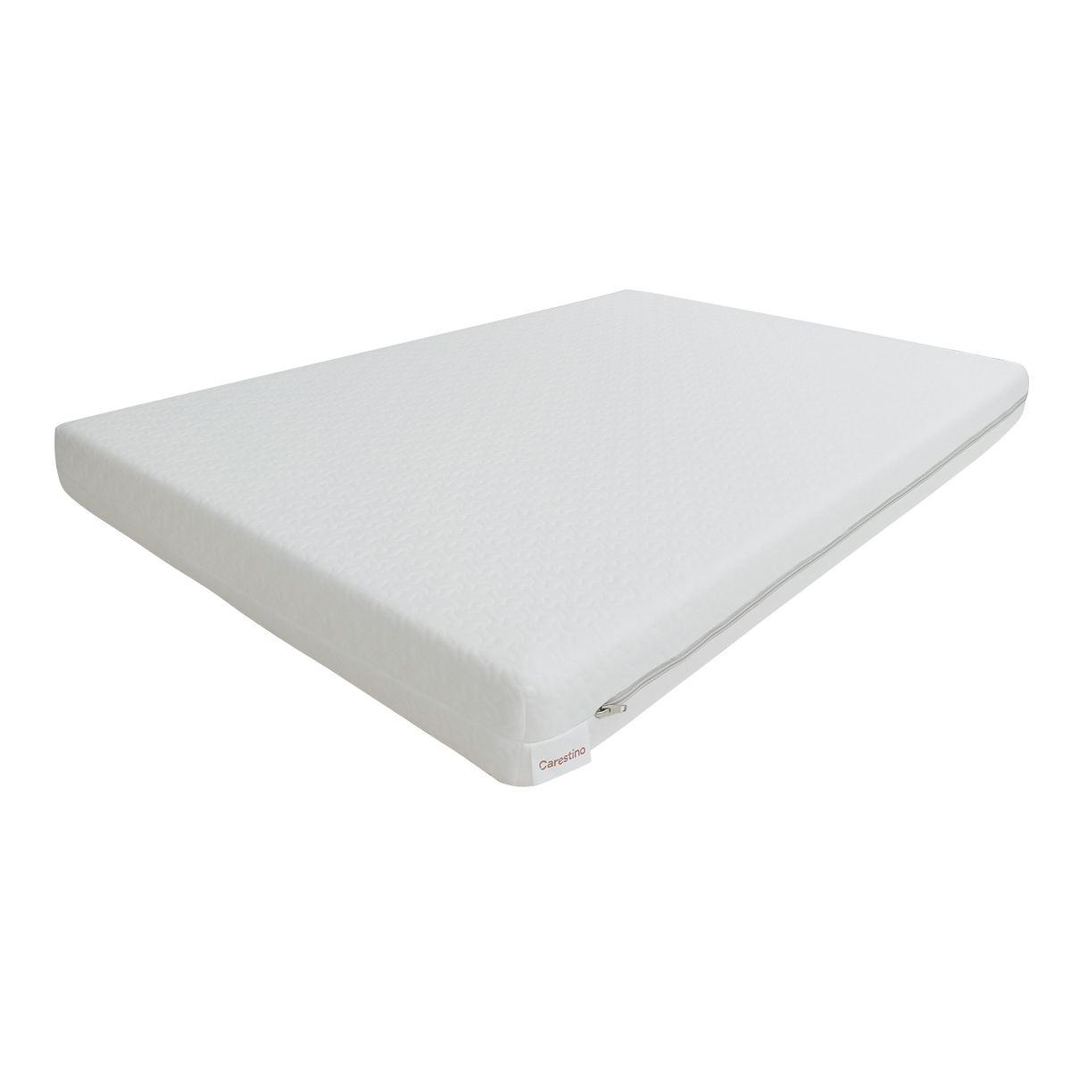 CARESTINO - Colchón Impermeable Para Cuna Corral 104x70x9cm Blanco