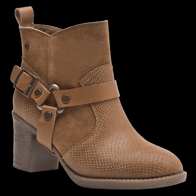 BRUNO ROSSI - Botín Casual Mujer Marrón claro Bruno Rossi