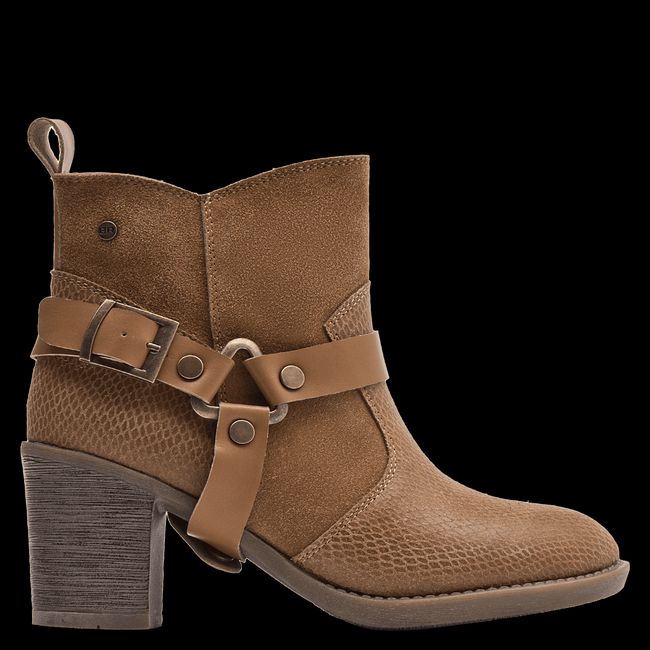 BRUNO ROSSI - Botín Casual Mujer Marrón claro Bruno Rossi