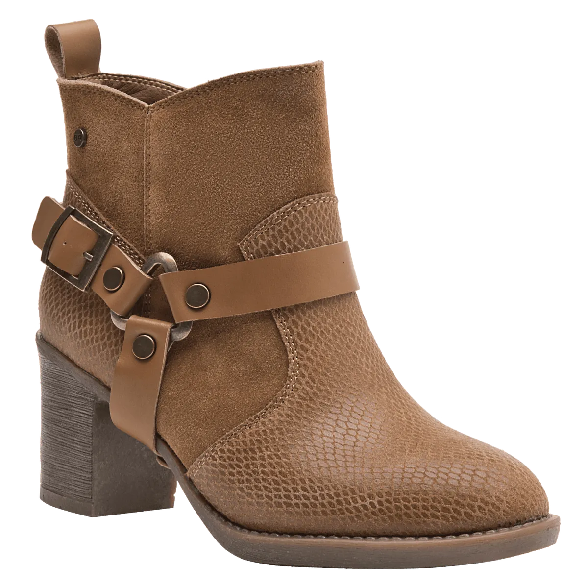 BRUNO ROSSI - Botín Casual Mujer Marrón claro Bruno Rossi