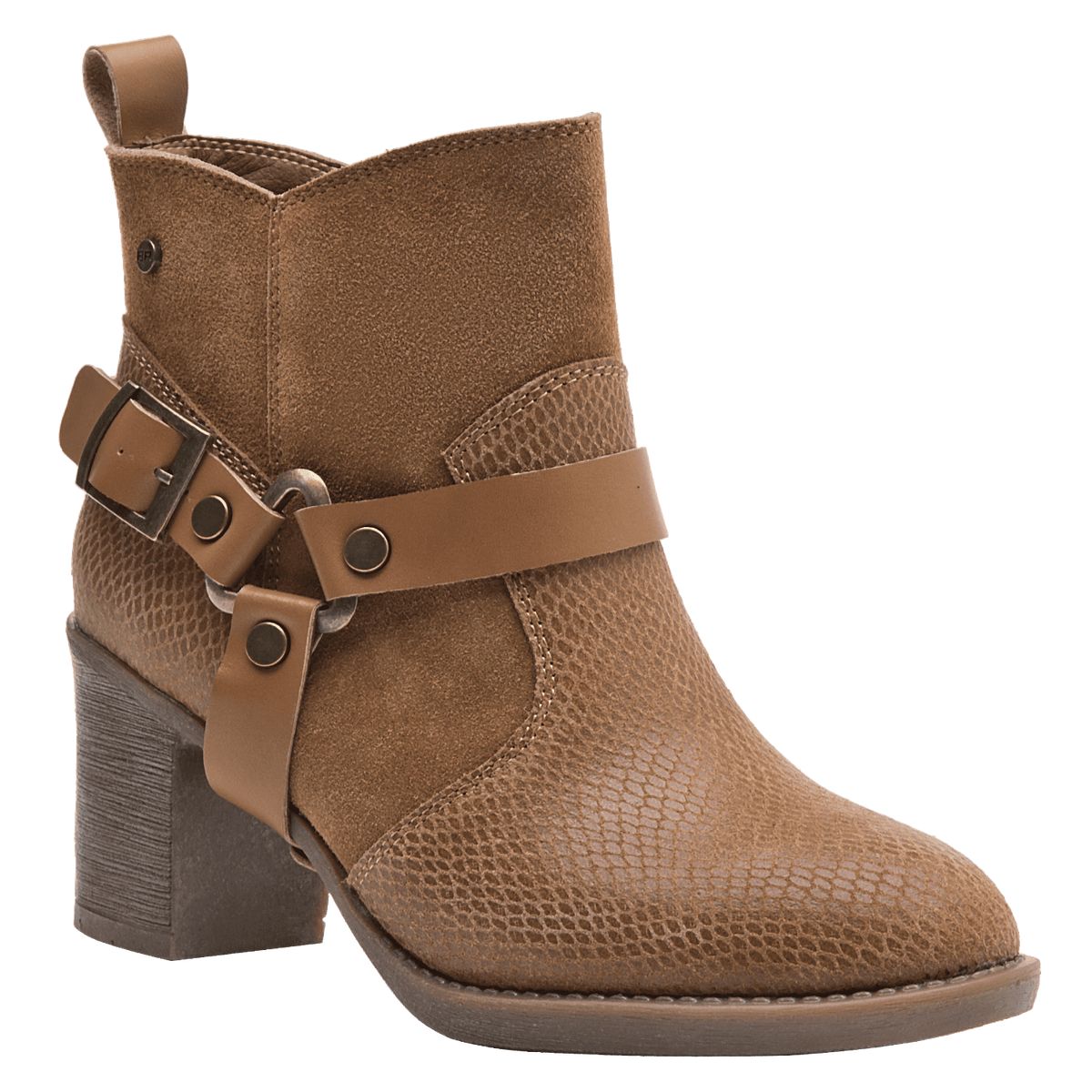 BRUNO ROSSI - Botín Casual Mujer Marrón claro Bruno Rossi