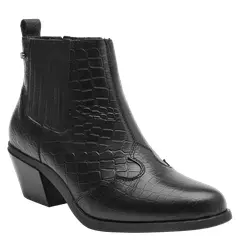 16 HRS - Botín Casual Mujer Negro