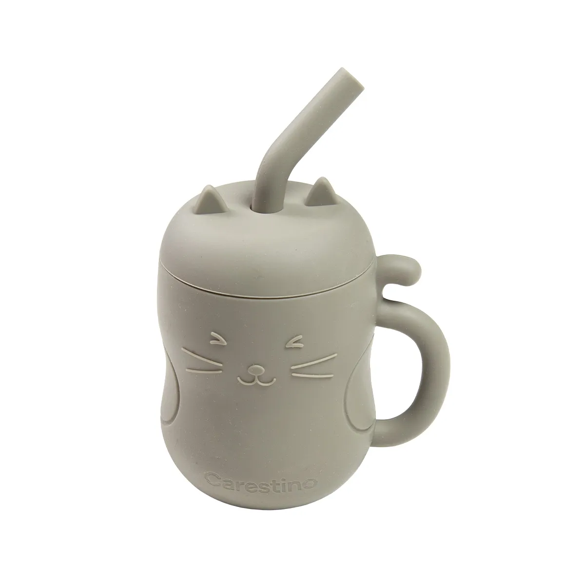 CARESTINO - Set De Alimentación Carestino Gatito Cemento